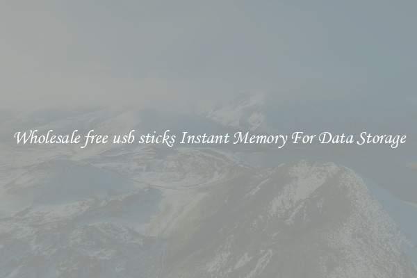 Wholesale free usb sticks Instant Memory For Data Storage