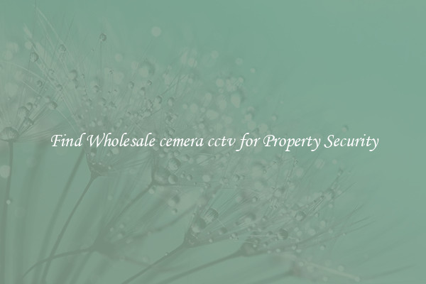Find Wholesale cemera cctv for Property Security