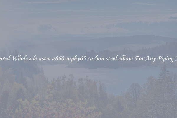 Featured Wholesale astm a860 wphy65 carbon steel elbow For Any Piping Needs